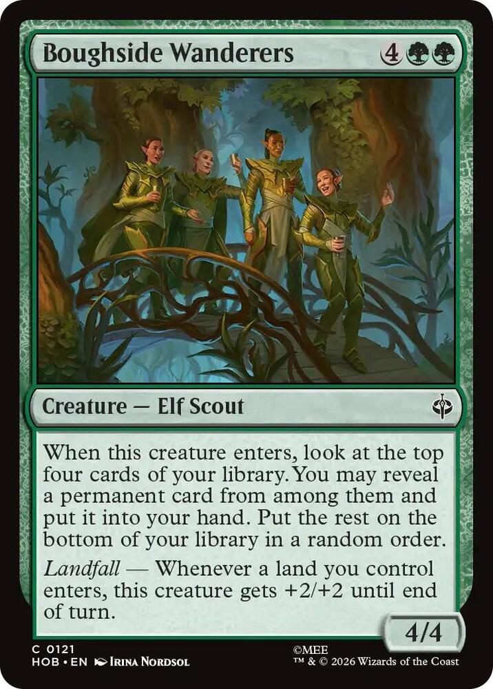 Boughside Wanderers [Foil] (The Hobbit)(HOB-121)(C)