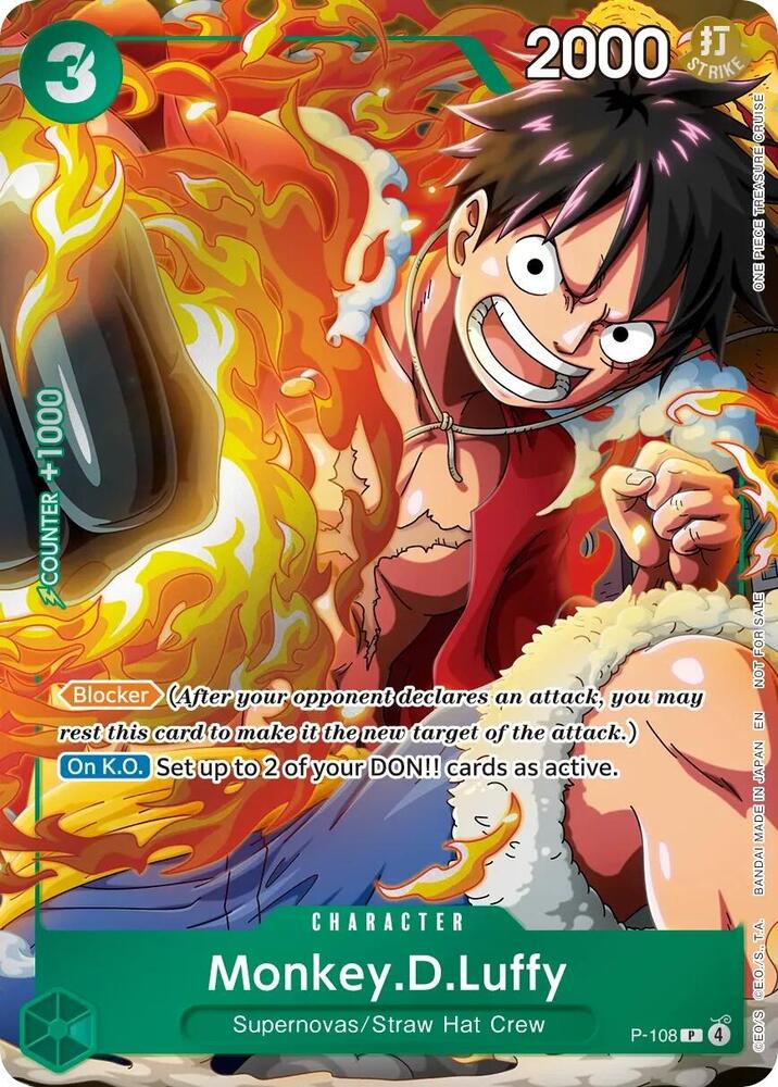 Monkey.D.Luffy [Event Pack Vol. 9] [Foil] (One Piece Promotion Cards)(P-108)(PR)