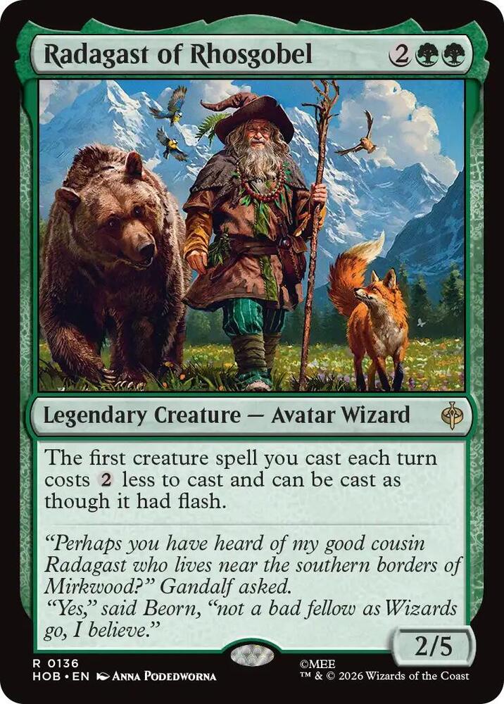 Radagast of Rhosgobel (The Hobbit)(HOB-136)(R)