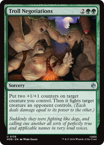 Troll Negotiations [Foil] (The Hobbit)(HOB-138)(U)