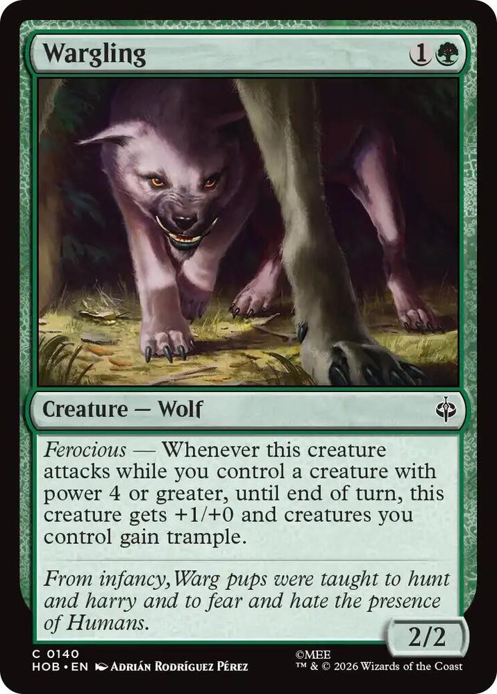 Wargling [Foil] (The Hobbit)(HOB-140)(C)