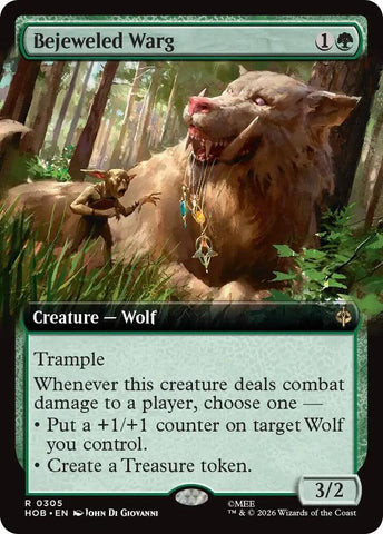 Bejeweled Warg [Extended Art] (The Hobbit)(HOB-305)(R)