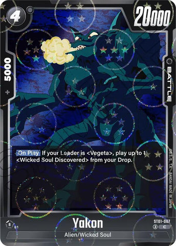 Yakon [Dragon Ball Pattern] [Foil] (ST01-067)(C)