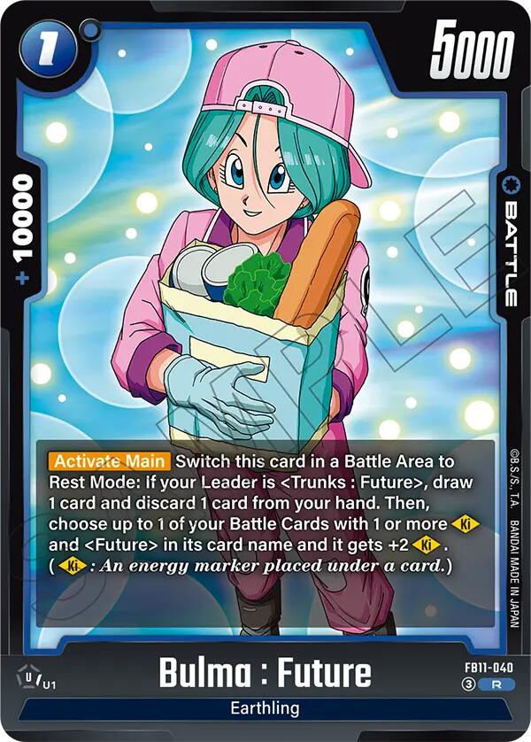 Bulma : Future - FB11-040 [Foil] (FB11-040)(R)