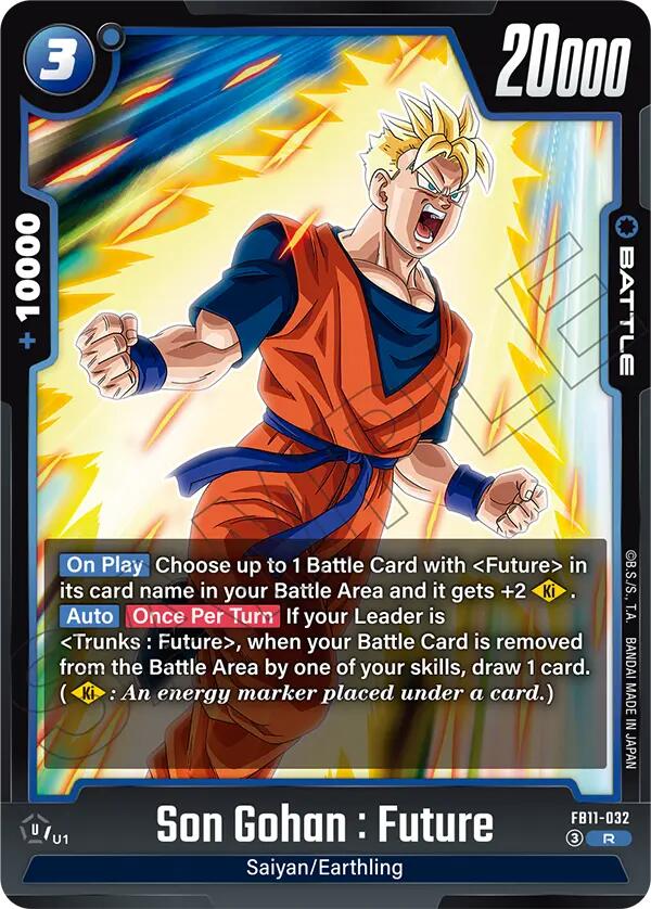 Son Gohan : Future - FB11-032 [Foil] (FB11-032)(R)