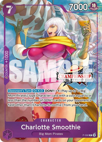 Charlotte Smoothie [CS 26-27 Event Pack] [Foil] (One Piece Promotion Cards)(P-090)(PR)