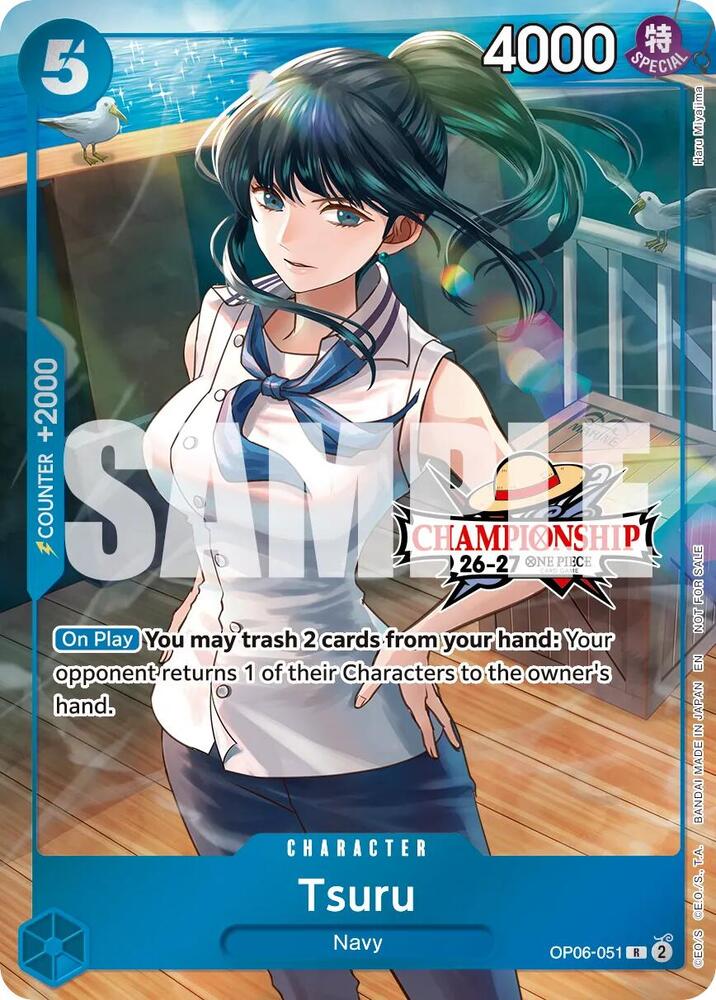 Tsuru [CS 26-27 Celebration Pack] [Foil] (One Piece Promotion Cards)(OP06-051)(R)