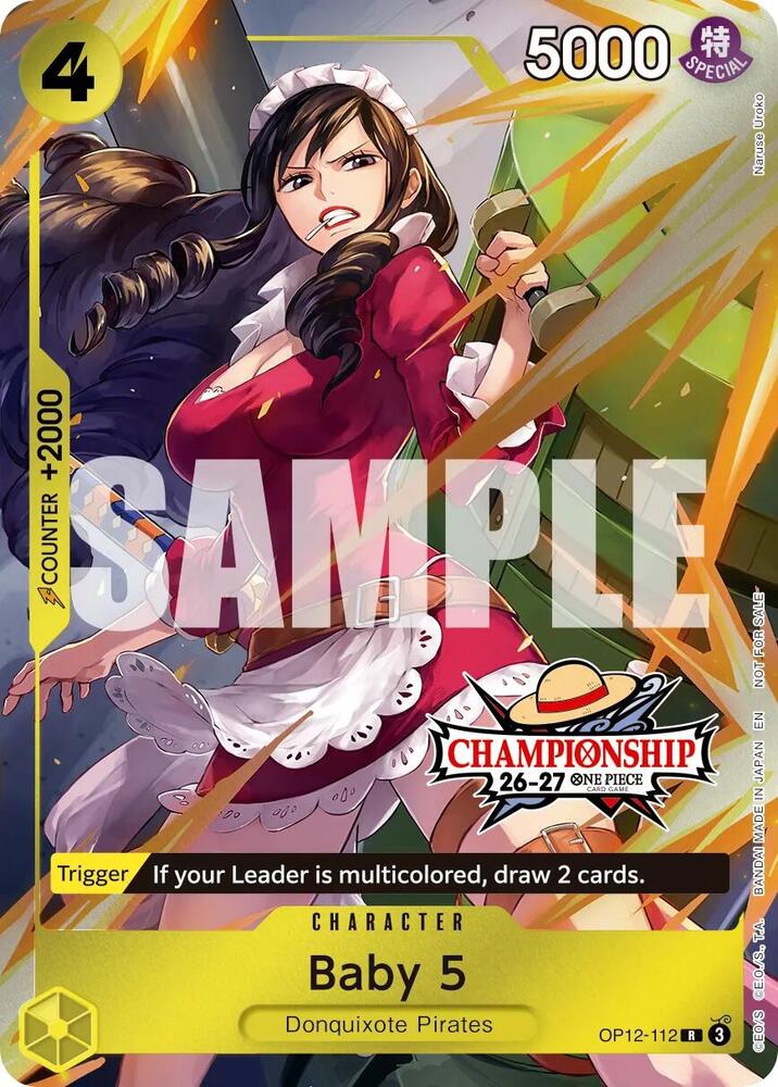 Baby 5 [CS 26-27 Celebration Pack] [Foil] (One Piece Promotion Cards)(OP12-112)(R)