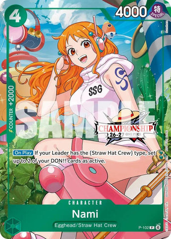 Nami [CS 26-27 Celebration Pack] [Foil] (One Piece Promotion Cards)(P-102)(PR)