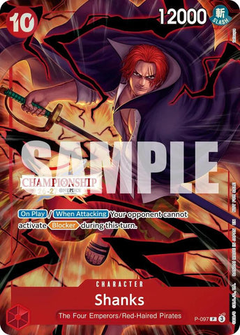 Shanks [CS 26-27 Event Pack Finalist Ver.] [Foil] (One Piece Promotion Cards)(P-097)(PR)