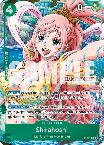 Shirahoshi [CS 26-27 Event Pack Finalist Ver.] [Foil] (One Piece Promotion Cards)(P-091)(PR)