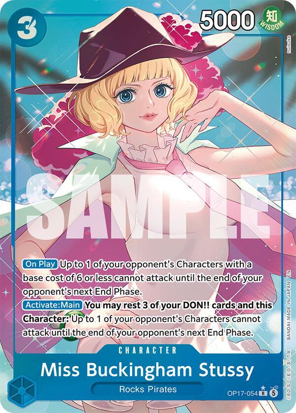 Miss Buckingham Stussy [Alternate Art] [Foil] (The World's Strongest Warriors)(OP17-054)(R)