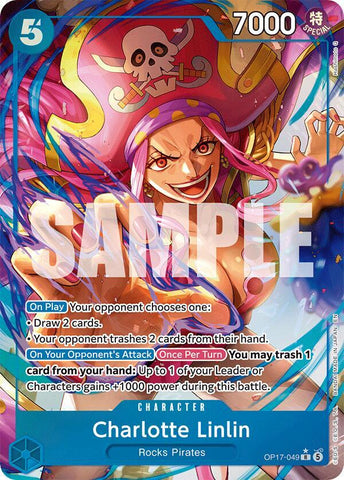 Charlotte Linlin (049) [Alternate Art] [Foil] (The World's Strongest Warriors)(OP17-049)(R)