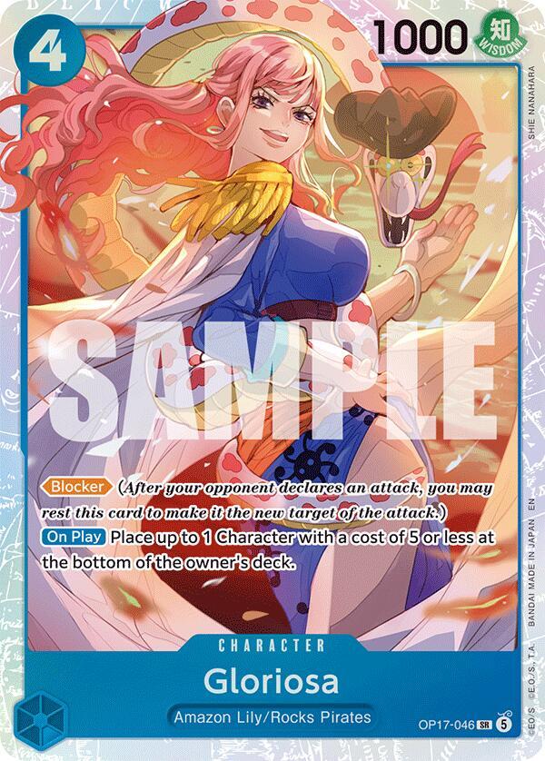 Gloriosa [Foil] (The World's Strongest Warriors)(OP17-046)(SR)