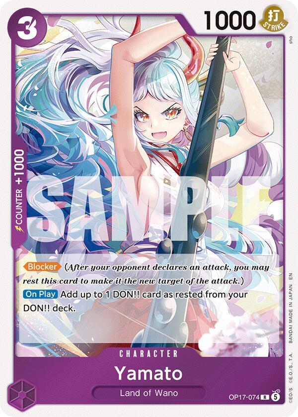 Yamato [Foil] (The World's Strongest Warriors)(OP17-074)(R)