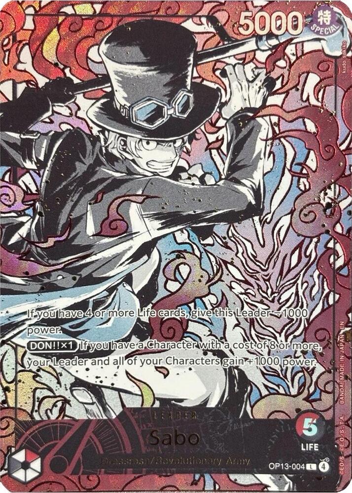 Sabo [English Version 3rd Anniversary Set] [Foil] (One Piece Promotion Cards)(OP13-004)(L)