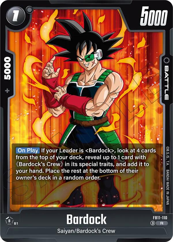 Bardock - FB11-110 [Foil] (FB11-110)(R)