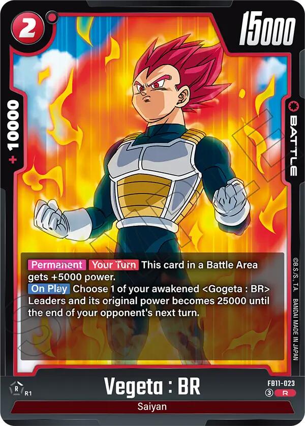 Vegeta : BR [Foil] (FB11-023)(R)