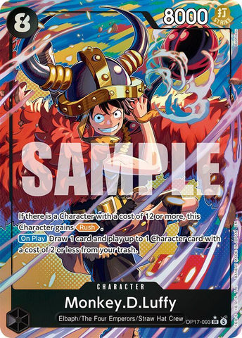 Monkey.D.Luffy (093) [Alternate Art] [Foil] (The World's Strongest Warriors)(OP17-093)(SR)