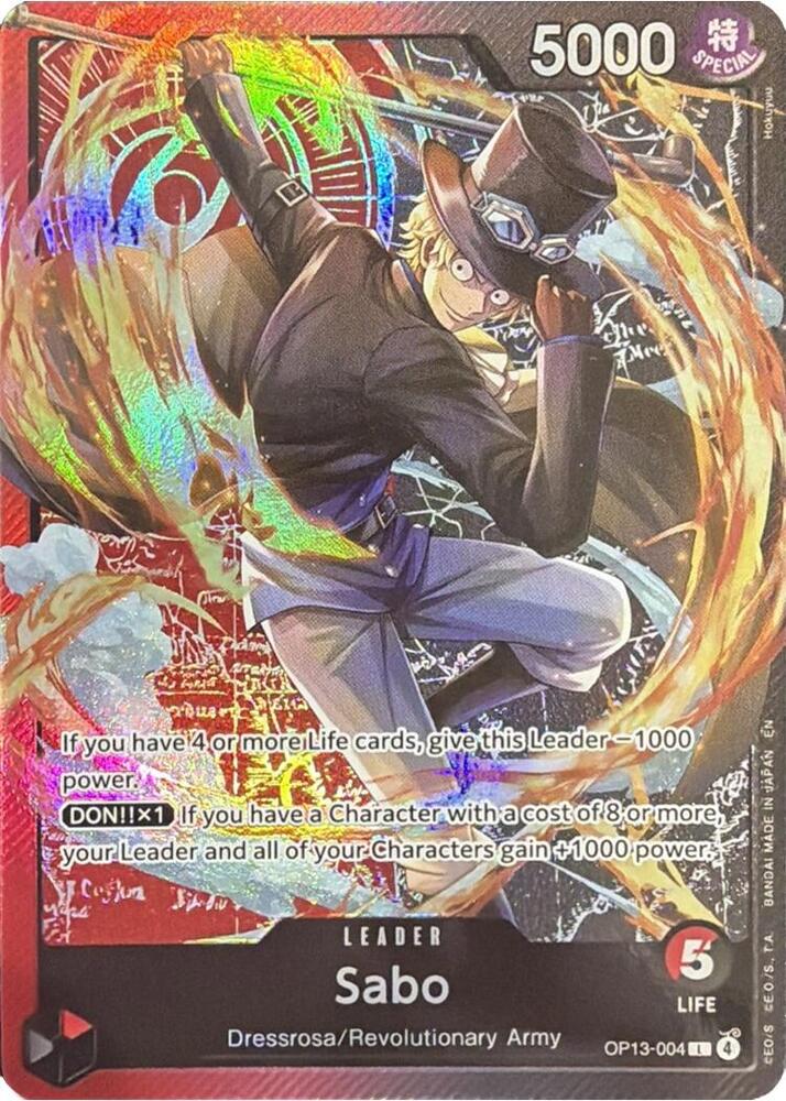 Sabo [Sound Loader Ace and Sabo Edition 2026] [Foil] (One Piece Promotion Cards)(OP13-004)(L)