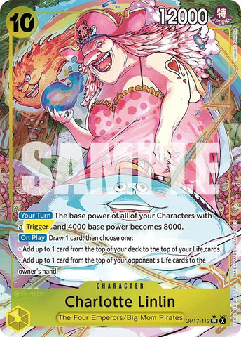 Charlotte Linlin (112) [Alternate Art] [Foil] (The World's Strongest Warriors)(OP17-112)(SR)