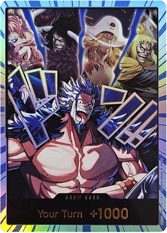DON!! Card [Alternate Art] [Rocks] [Foil] (The World's Strongest Warriors)()(DON!!)
