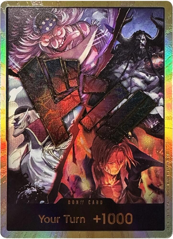 DON!! Card [Alternate Art] [The Four Emperors] [Foil] (The World's Strongest Warriors)()(DON!!)