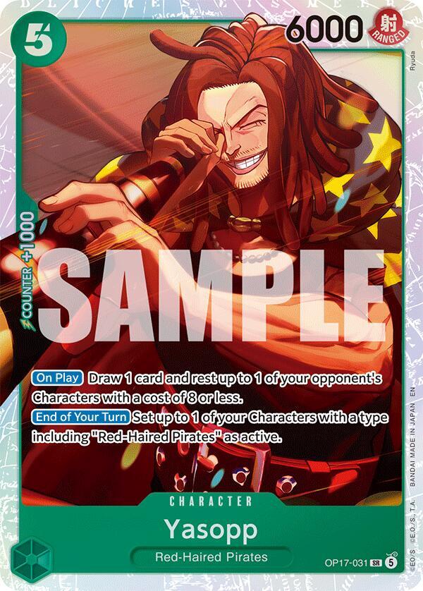 Yasopp [Foil] (The World's Strongest Warriors)(OP17-031)(SR)