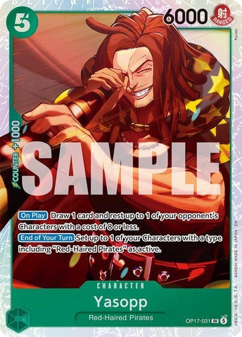 Yasopp [Foil] (The World's Strongest Warriors)(OP17-031)(SR)
