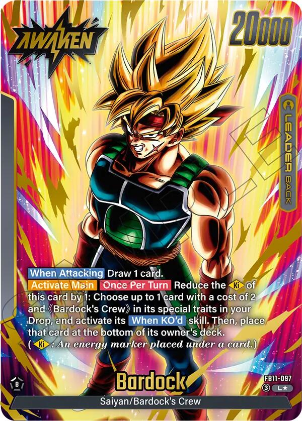 Bardock - FB11-097 [Alternate Art] [Foil] (FB11-097)(L)