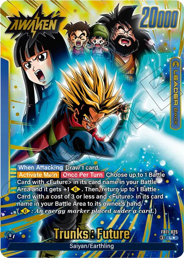 Trunks : Future/Son Gohan : Future // Trunks : Future [Alternate Art] [Foil] (FB11-025)(L)