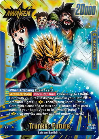 Trunks : Future/Son Gohan : Future // Trunks : Future [Alternate Art] [Foil] (FB11-025)(L)