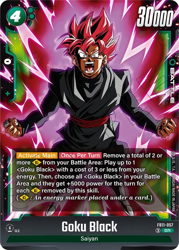 Goku Black - FB11-057 [Foil] (FB11-057)(SR)