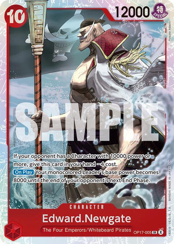 Edward.Newgate (005) [Foil] (The World's Strongest Warriors)(OP17-005)(SR)