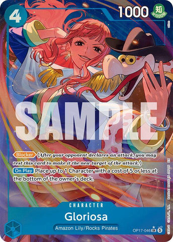 Gloriosa [Alternate Art] [Foil] (The World's Strongest Warriors)(OP17-046)(SR)