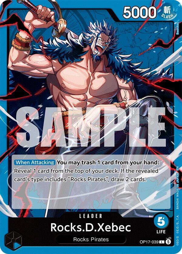 Rocks.D.Xebec (039) (The World's Strongest Warriors)(OP17-039)(L)