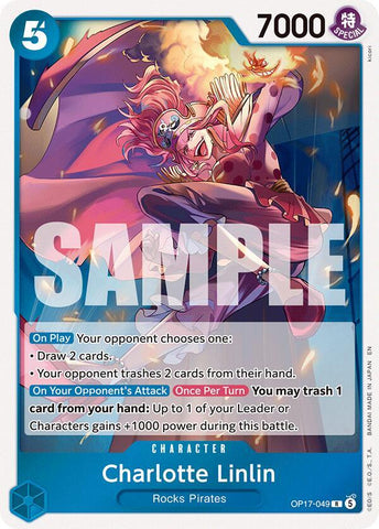 Charlotte Linlin (049) [Foil] (The World's Strongest Warriors)(OP17-049)(R)