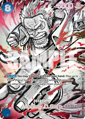 Monkey.D.Garp (OP12-056) [SP] [Foil] (The World's Strongest Warriors)(OP12-056)(SR)