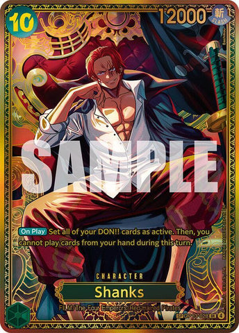 Shanks (OP13-028) [SP] [Foil] (The World's Strongest Warriors)(OP13-028)(SR)