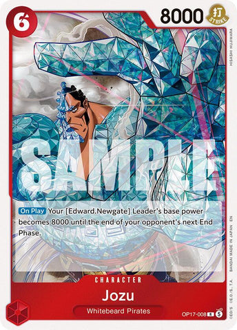 Jozu [Foil] (The World's Strongest Warriors)(OP17-008)(R)