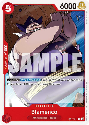 Blamenco (The World's Strongest Warriors)(OP17-011)(C)