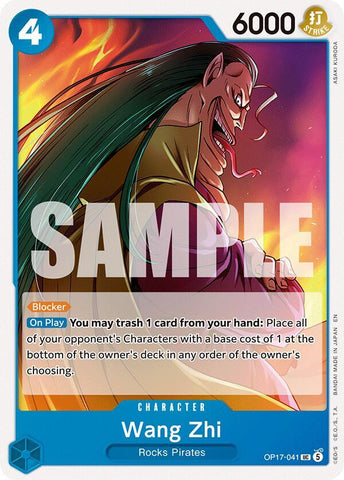 Wang Zhi (The World's Strongest Warriors)(OP17-041)(UC)