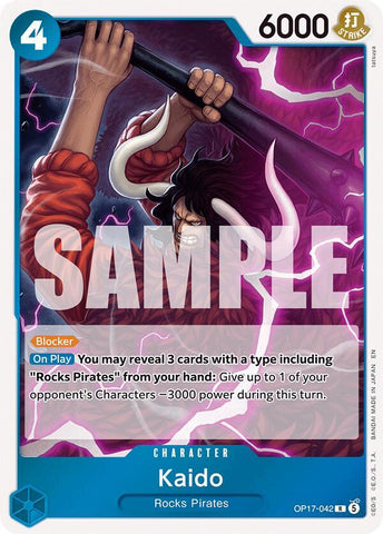 Kaido (042) [Foil] (The World's Strongest Warriors)(OP17-042)(R)
