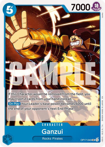 Ganzui (The World's Strongest Warriors)(OP17-043)(UC)