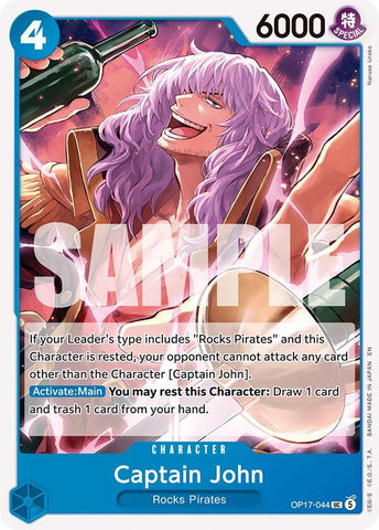 Captain John (The World's Strongest Warriors)(OP17-044)(UC)