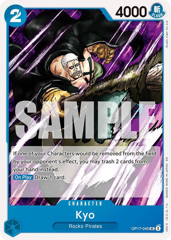 Kyo (The World's Strongest Warriors)(OP17-045)(UC)