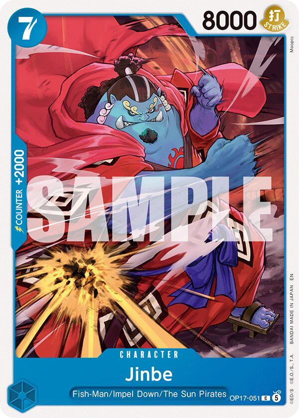 Jinbe (051) (The World's Strongest Warriors)(OP17-051)(C)