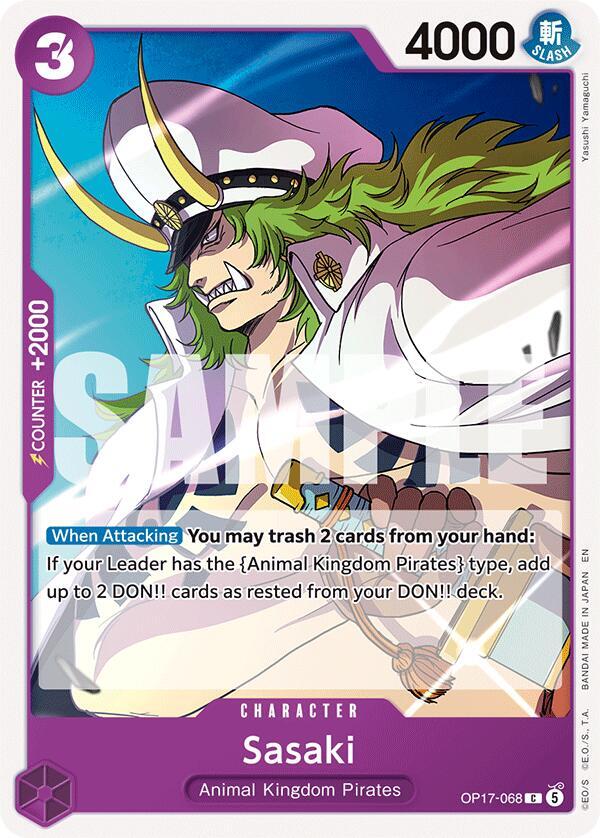 Sasaki (The World's Strongest Warriors)(OP17-068)(C)