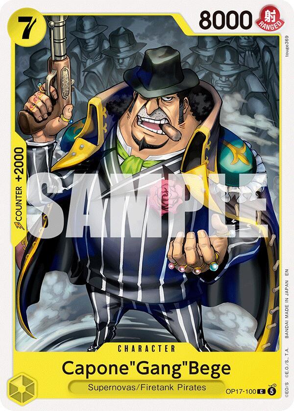 Capone"Gang"Bege (The World's Strongest Warriors)(OP17-100)(C)