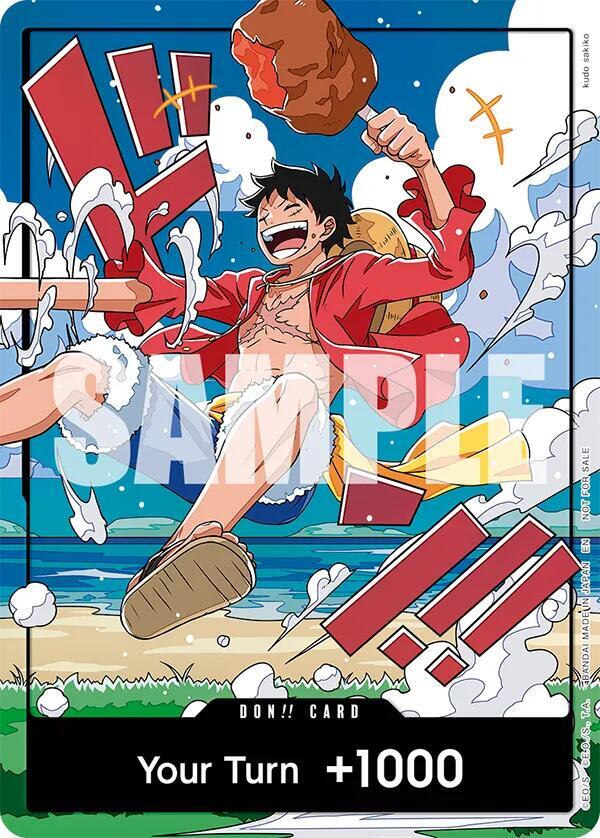 DON!! Card [World United] [Luffy] [Foil] (One Piece Promotion Cards)(DON!!)
